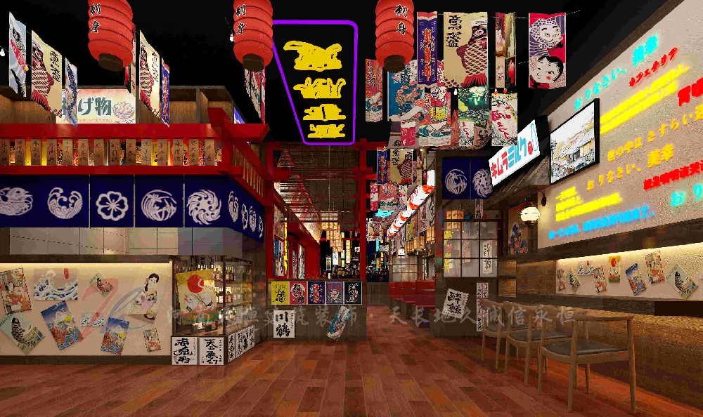 瀧川深夜食堂日料店深圳大仟里店設計